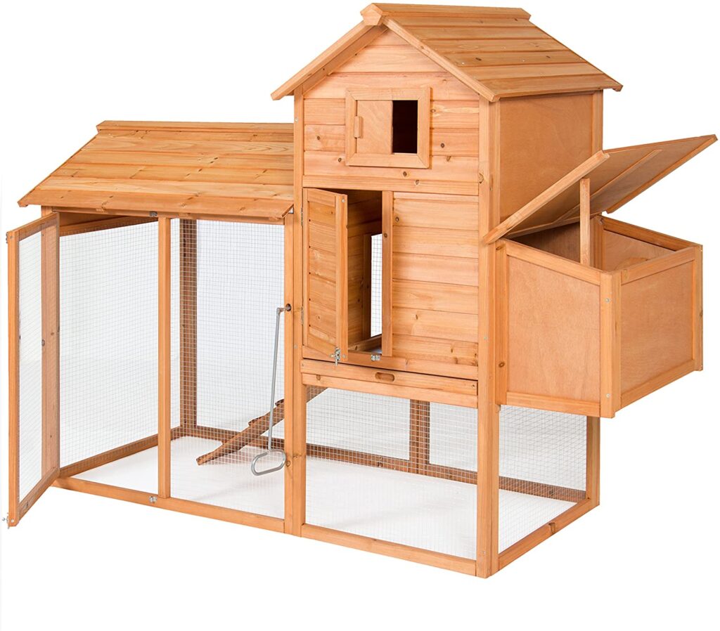 wooden chicken coop