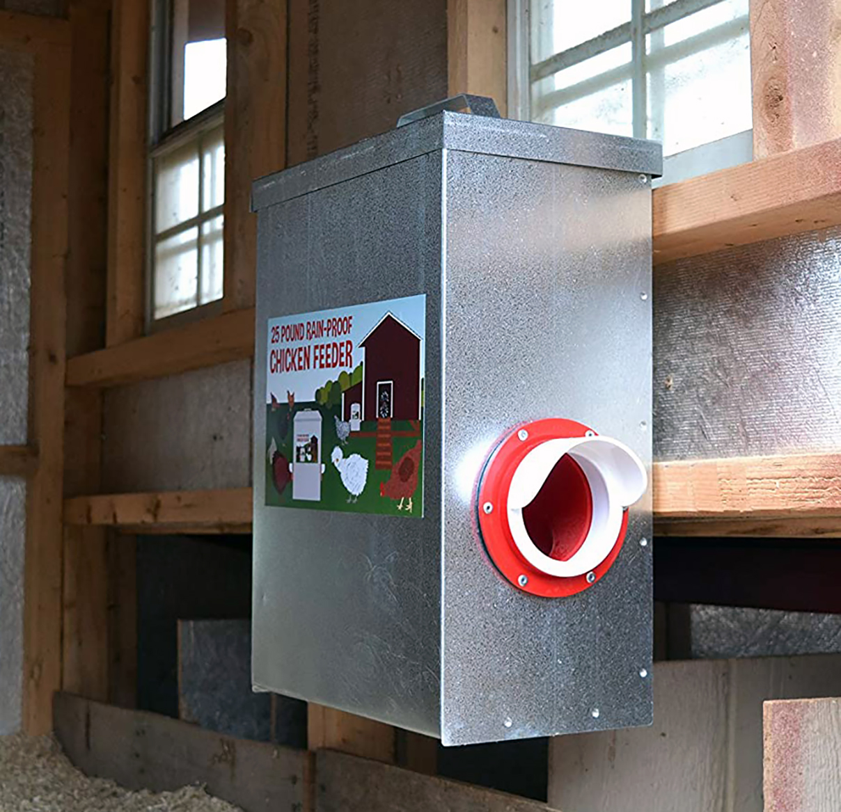 rodent proof chicken feeder